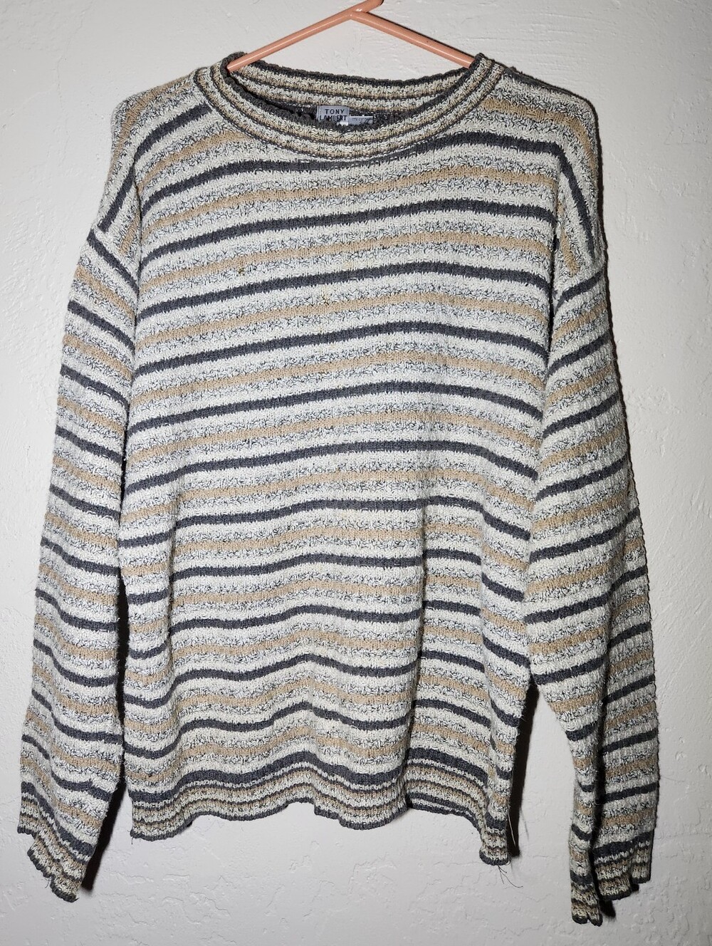 Vintage Tony Lambert Design Group Womens Size Small Striped Sweater
